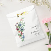 Mooie Waterverf Bloemen Boeket Bruiloft Bedankzakje (Gezegeld)