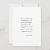 Mooie Waterverf bloemen Memorial Fotokaart Kaart (Achterkant)