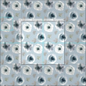 Mooie Waterverf bloemen Stof (Delen)