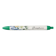 Mooie waterverf bloemenaangepaste naam