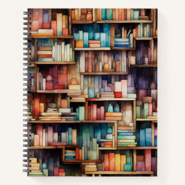 Mooie Waterverf Boeken Bibliotheek Boekenplanken