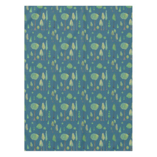 Mooie Waterverf bomen Tafelkleed