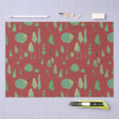 Mooie waterverf bomen tissuepapier (Craft)