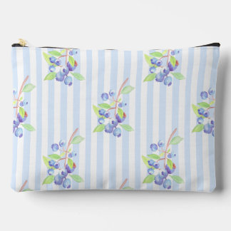 Mooie waterverf bosbes botanische strepenpatroon etui