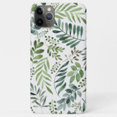 Mooie Waterverf Botanische bladeren Case-Mate iPhone Case (Achterkant)