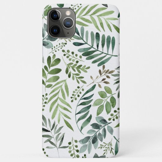 Mooie Waterverf Botanische bladeren Case-Mate iPhone Case (Achterkant)