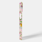 Mooie Waterverf botanische flora + monogram Case-Mate iPhone Case (Achterkant / Rechts)