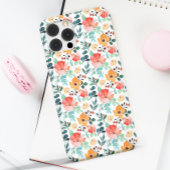 Mooie Waterverf botanische flora + monogram Case-Mate iPhone Case