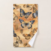 Mooie Waterverf Butterflies Bad Handdoek (Handdoek)