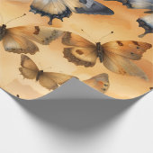 Mooie Waterverf Butterflies Cadeaupapier (Hoek)