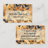 Mooie Waterverf Butterflies Visitekaartje (Voorkant / Achterkant)