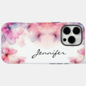 Mooie Waterverf Butterfly iPhone Case-Mate iPhone Case (Achterkant (horizontaal))