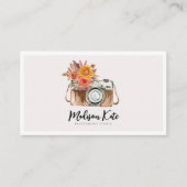 Mooie Waterverf camera-Visitekaartjes Visitekaartje (Voorkant)