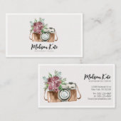 Mooie Waterverf camera-Visitekaartjes Visitekaartje (Voorkant / Achterkant)