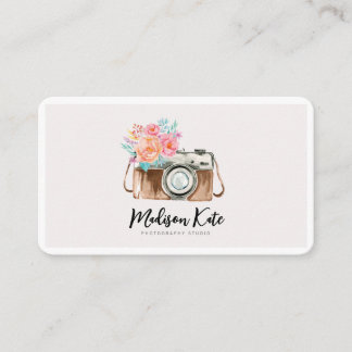 Mooie Waterverf camera-Visitekaartjes Visitekaartje