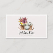 Mooie Waterverf camera-Visitekaartjes Visitekaartje (Voorkant)