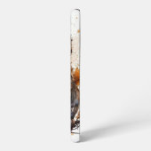 Mooie 'Waterverf Cat Samsung Galaxy Hoesje (Linkerkant)