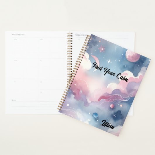 Mooie Waterverf Celestial Planner (Display)