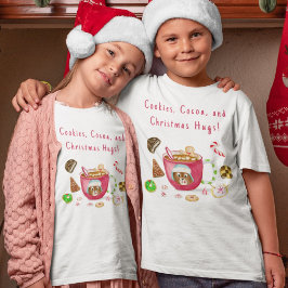 Mooie Waterverf Chocolade Gemberkoek Koekjes T-shirt