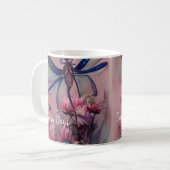 Mooie Waterverf Dragonfly, koffie-Mok Koffiemok (Voorkant links)