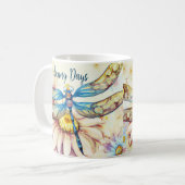 Mooie Waterverf Dragonfly, Koffiemok (Voorkant links)