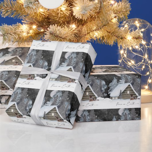 Mooie Waterverf Duitse feestdag in Shepherd Cadeaupapier (Feestdagen)