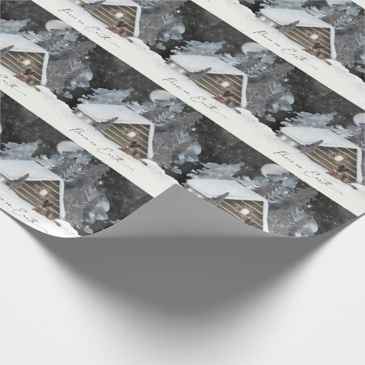 Mooie Waterverf Duitse feestdag in Shepherd  Cadeaupapier (Hoek)