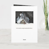 Mooie Waterverf Duitse herder vakantie Feestdagen Kaart (Achterkant)