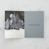 Mooie Waterverf Duitse herder vakantie Feestdagen Kaart (Binnen)