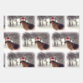 Mooie Waterverf Duitse herders kerstmis Inpakpapier Vel (Voorkant 2)