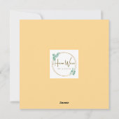 Mooie Waterverf Eend Reflectie Blank Feestdagenkaart (Achterkant)