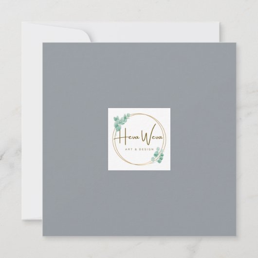 Mooie waterverf eenden en madeliefjes blanco  kaart (Achterkant)