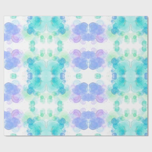 Mooie Waterverf Effect Wrapping Paper Cadeaupapier (Vlak)