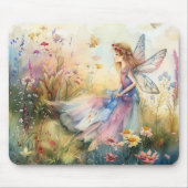 Mooie Waterverf fee in weide Muismat (Voorkant)