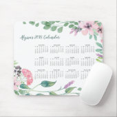 Mooie Waterverf Floral | Agenda 2018 Muismat (Met muis)