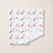 Mooie Waterverf Floral Bad Handdoek (Wasdoekje)