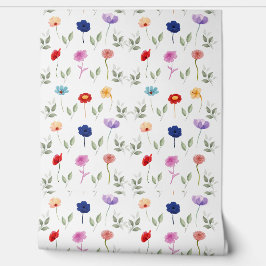 Mooie Waterverf Floral Behang