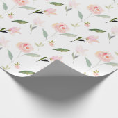 Mooie Waterverf Floral Cadeaupapier (Hoek)