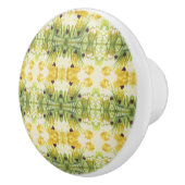 Mooie Waterverf Floral Heart Cabinet Pull Keramische Knop (Rechts)