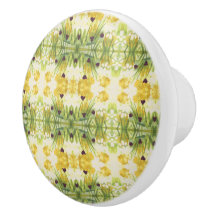 Mooie Waterverf Floral Heart Cabinet Pull