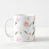 Mooie Waterverf Floral Koffiemok (Links)