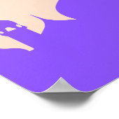 Mooie Waterverf Floral Mosque Islamic Gift Poster (Hoek)