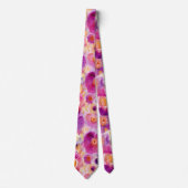 Mooie Waterverf Floral Pattern Stropdas (Voorkant)