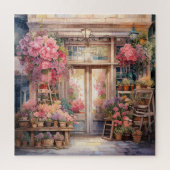 Mooie Waterverf Floral Storefront Legpuzzel (Verticaal)