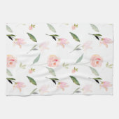 Mooie Waterverf Floral Theedoek (Horizontaal)