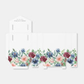 Mooie Waterverf Floral Wedding gepersonaliseerd Bedankdoosjes (Uitgevouwen)