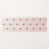 Mooie Waterverf Floral Yogamat (Achterkant (horizontaal))