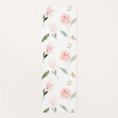 Mooie Waterverf Floral Yogamat (Voorkant)