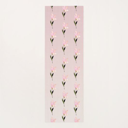 Mooie Waterverf Floral Yogamat (Achterkant)