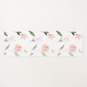 Mooie Waterverf Floral Yogamat (Voorkant (horizontaal))